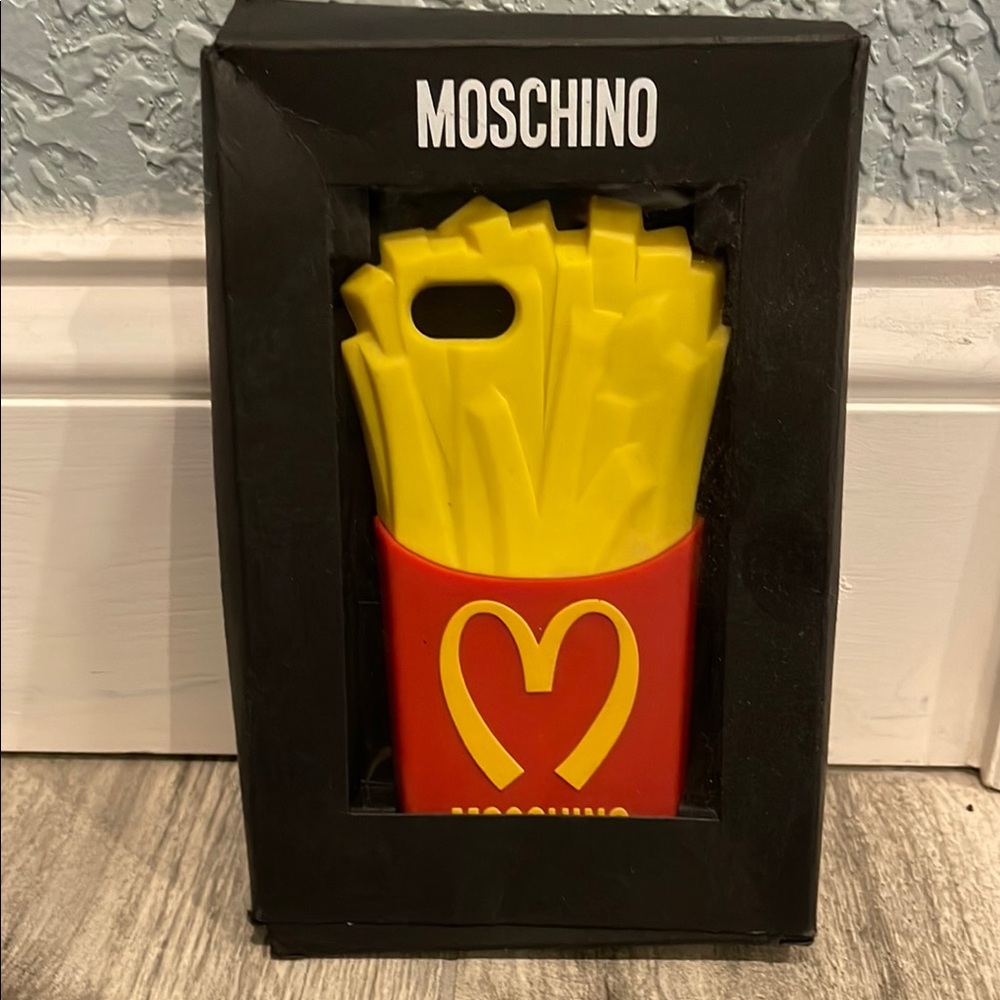 Jeremy Scott X Moschino Yellow and Red Fry Box Phone Case
